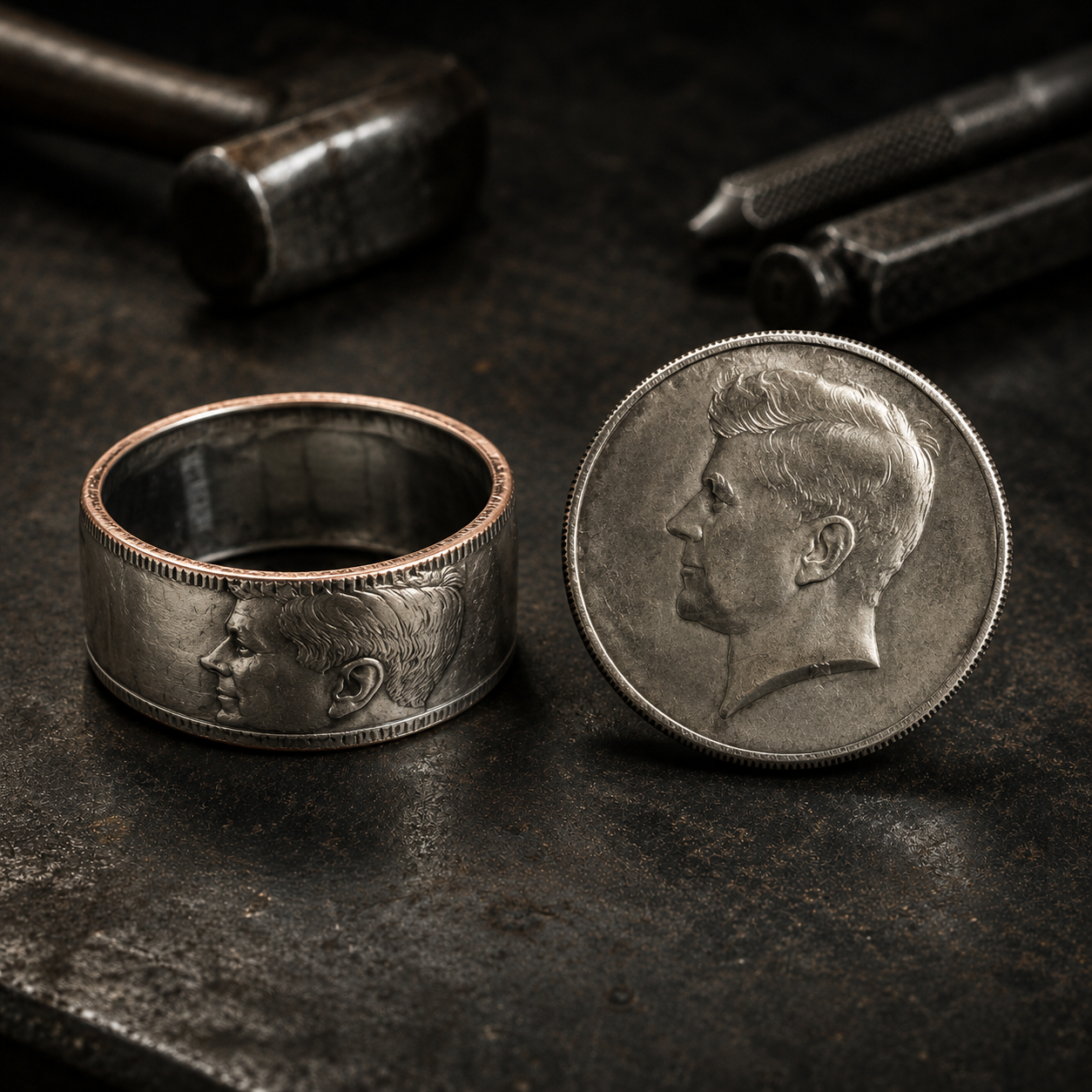 Clad Kennedy Half Dollar Rings (1971-Present)
