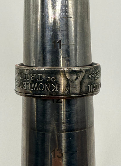 1776-2026 Half Dollar Coin Ring - Enduring Liberty - Semiquincentennial