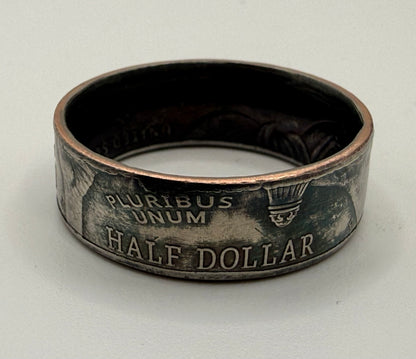 1776-2026 Half Dollar Coin Ring - Enduring Liberty - Semiquincentennial