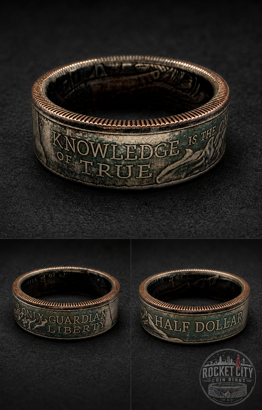 1776–2026 Enduring Liberty Half Dollar Coin Ring