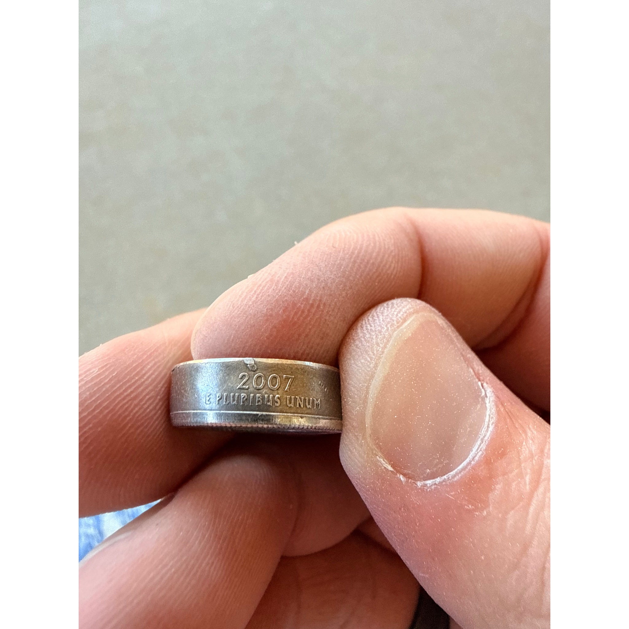 Wyoming Quarter Coin Ring