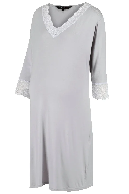 Allure Nightshirt - Light Grey