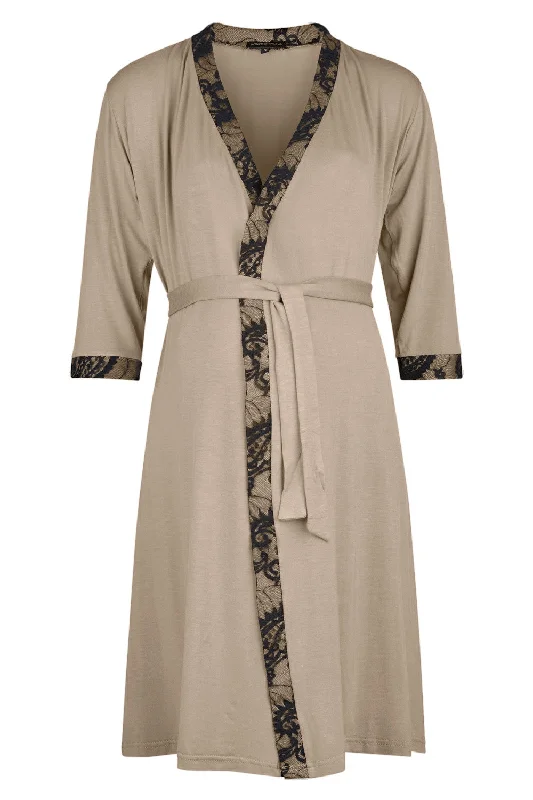 Indulgence Dressing Gown - Mink