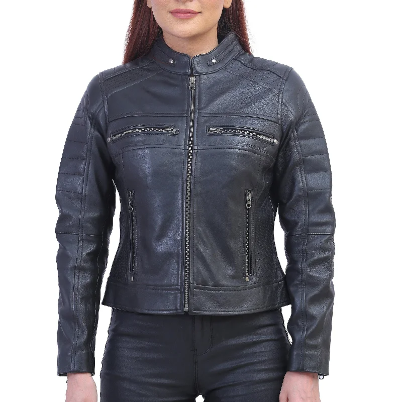 Jane Black Biker Leather Jacket