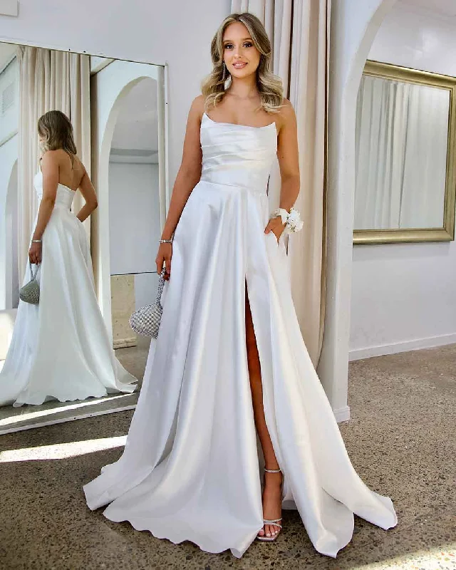 Paola Strapless Gown - Ivory