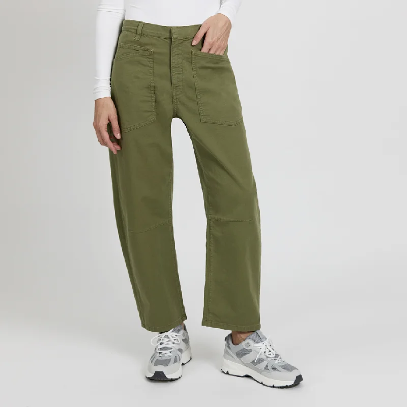 Reiko Carl Khaki Trousers