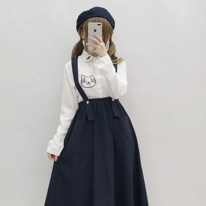 Women's A-line Overall Skirt