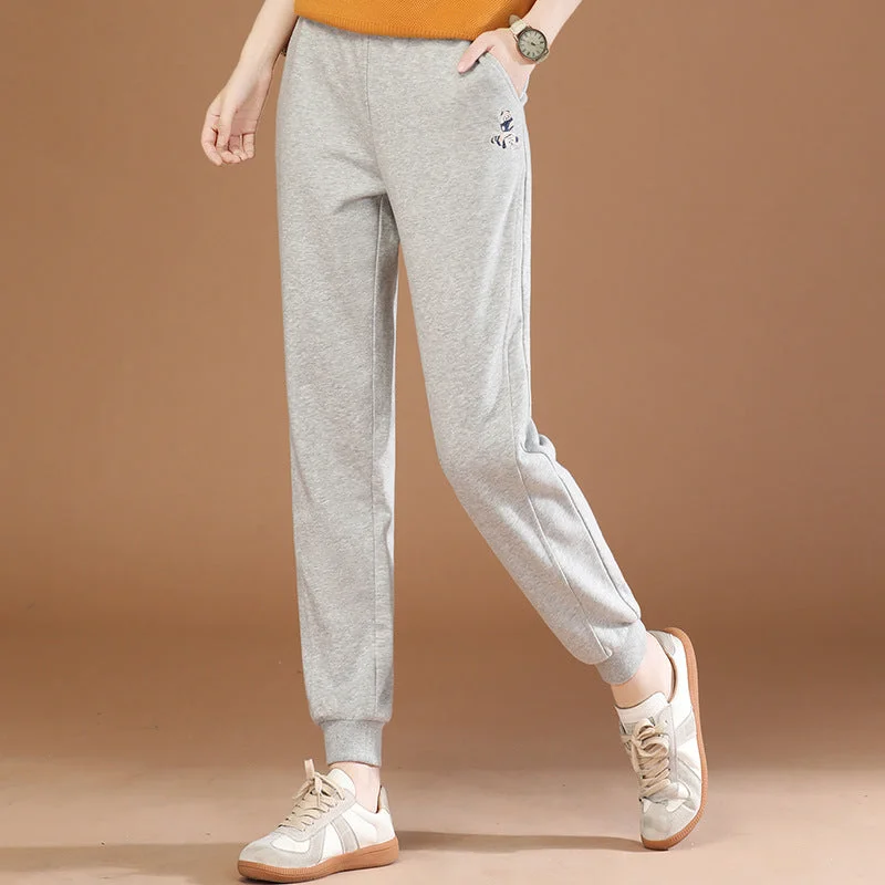 NiDELL: Women’s Vintage Trousers Long Pants for Autumn