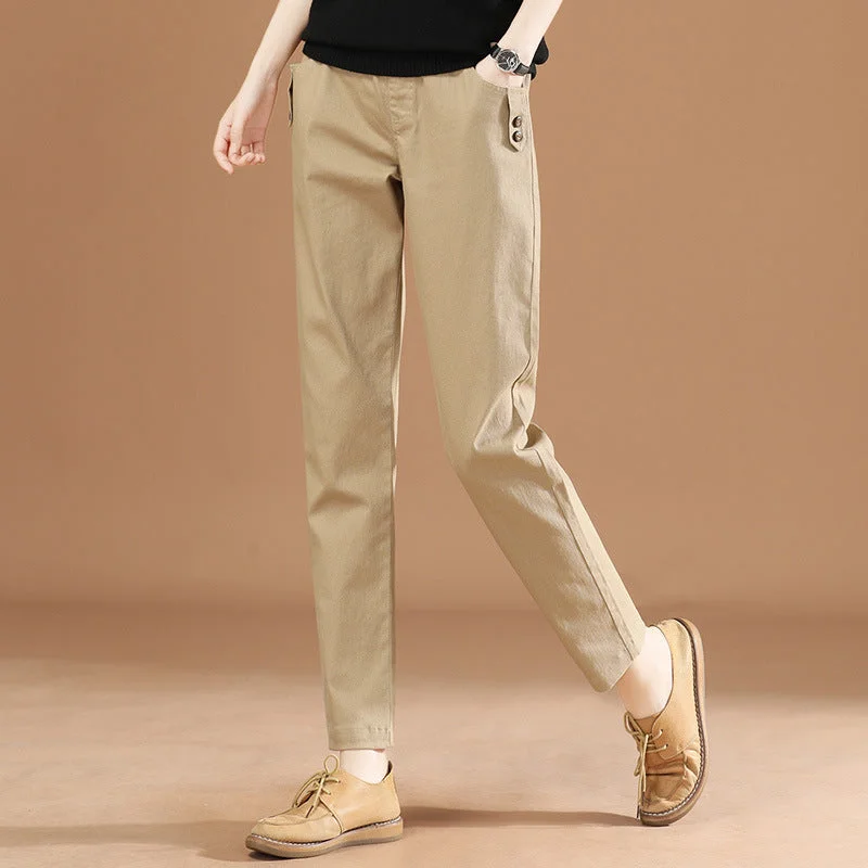 NiDELL: Glamorous Spring Loose Long Pants For Women