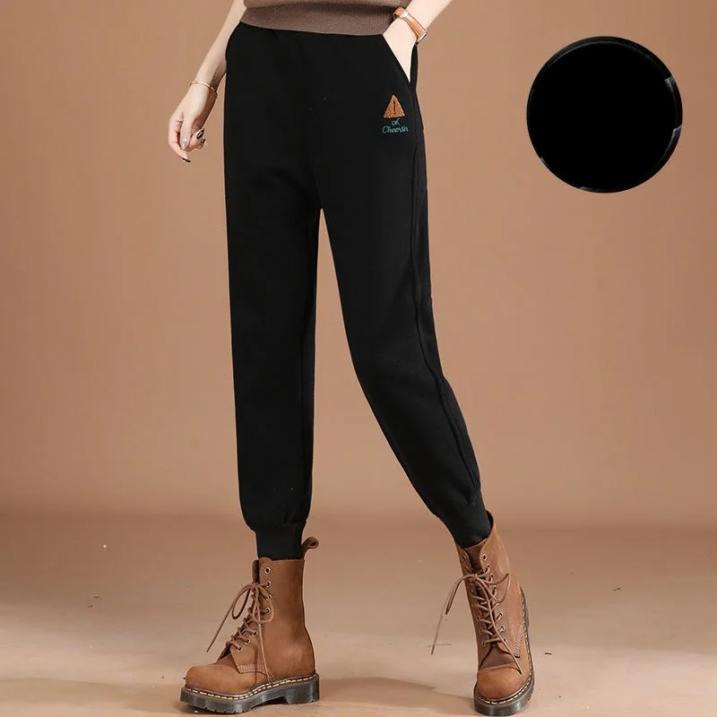 NiDELL: Women’s Elegant Elastic Long Pants for Autumn