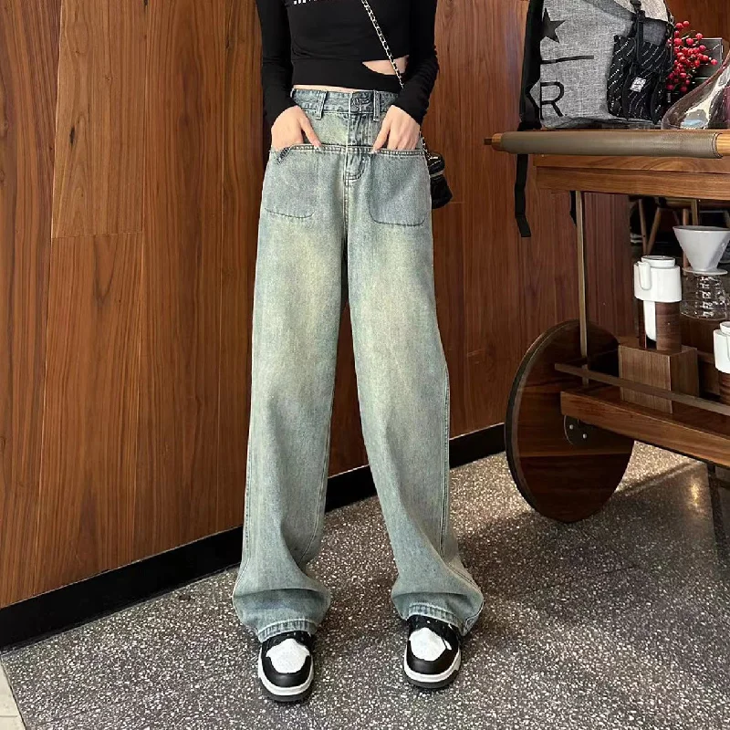 NiDELL: Women’s Elegant High Waist Long Pants for Summer