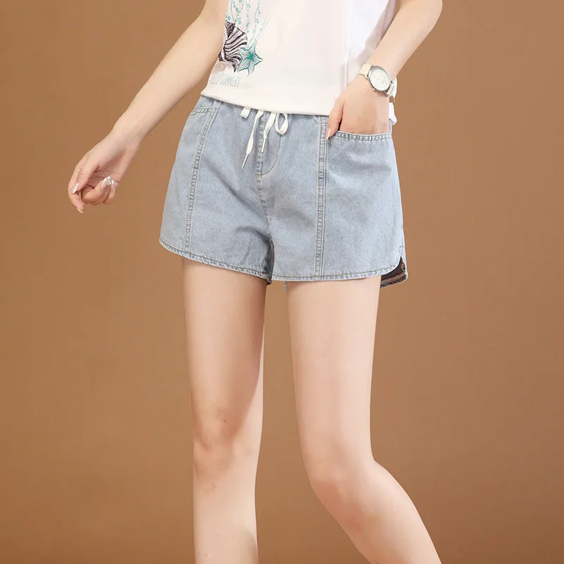 NiDELL: Women’s Elegant Jeans Short pants for Summer