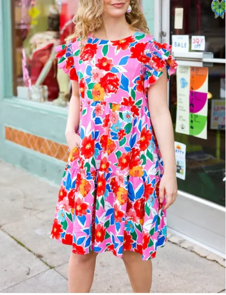 Reese Floral Dress