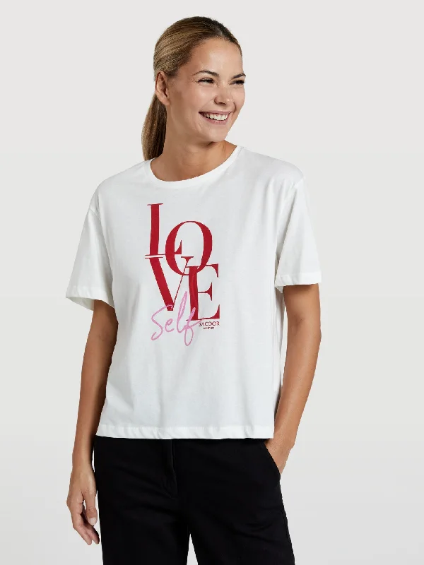 Self-love print t-shirt