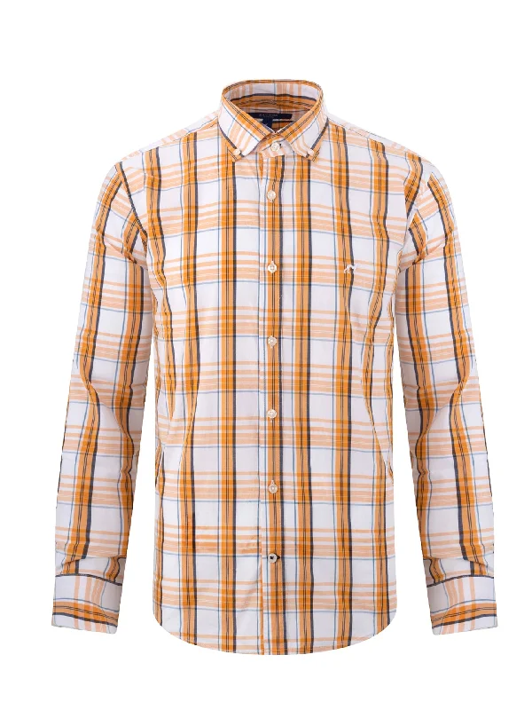 Slim fit checked shirt