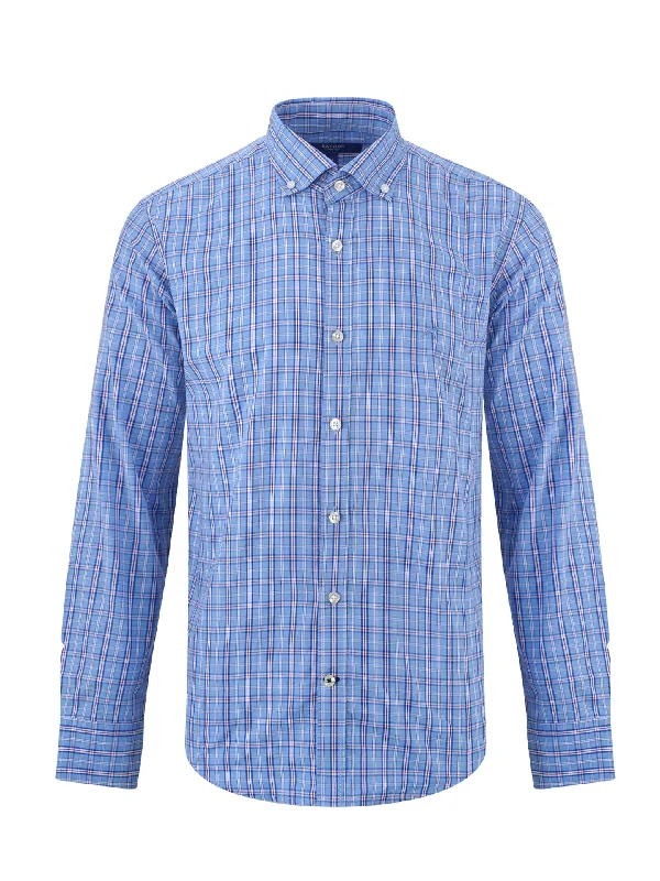 Slim fit checked shirt