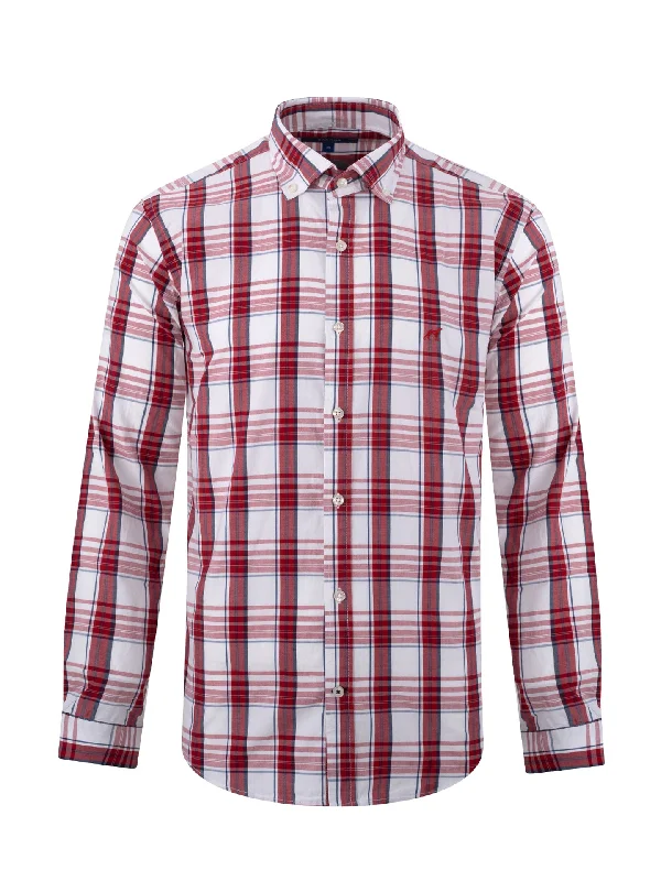 Slim fit checked shirt