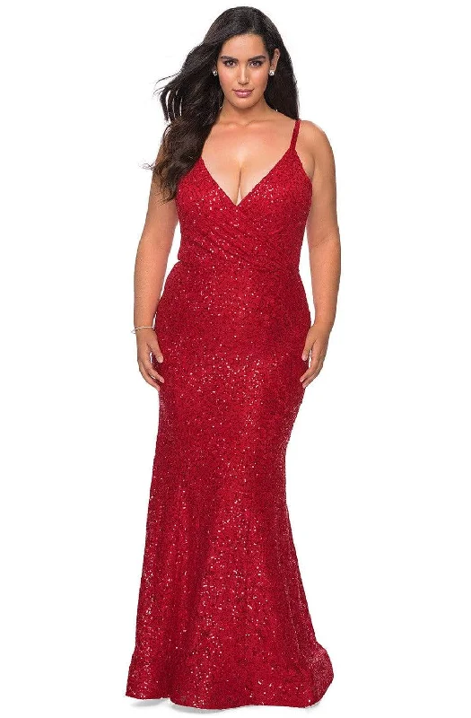 La Femme - 29063 Sequin Trumpet Prom Dress